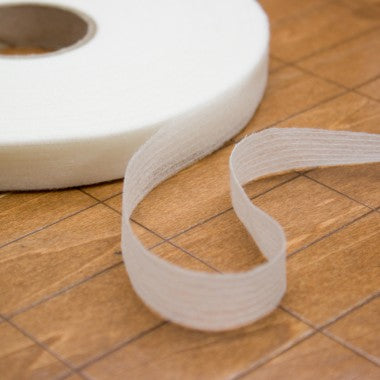 Fusing - Straight Cut Tape Natural 15mm. $NZD .30cents per mtr