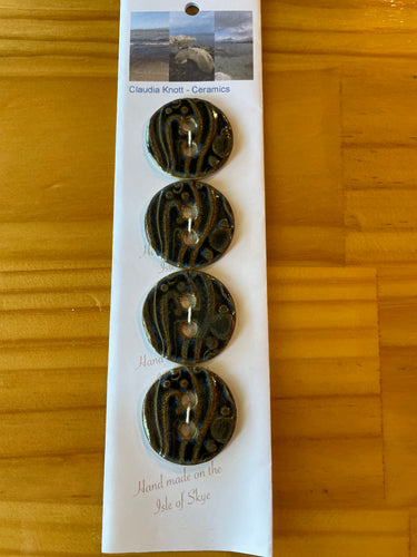 Camus Ceramic Buttons x 4  NZD $30.00