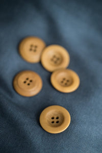 Corozo Gold Button. 22mm NZD $2.00 each
