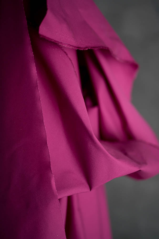 Dry Oilskin - Magenta.  1/4 Metre. NZ$18.50