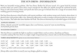 THE SUN DRESS Pattern